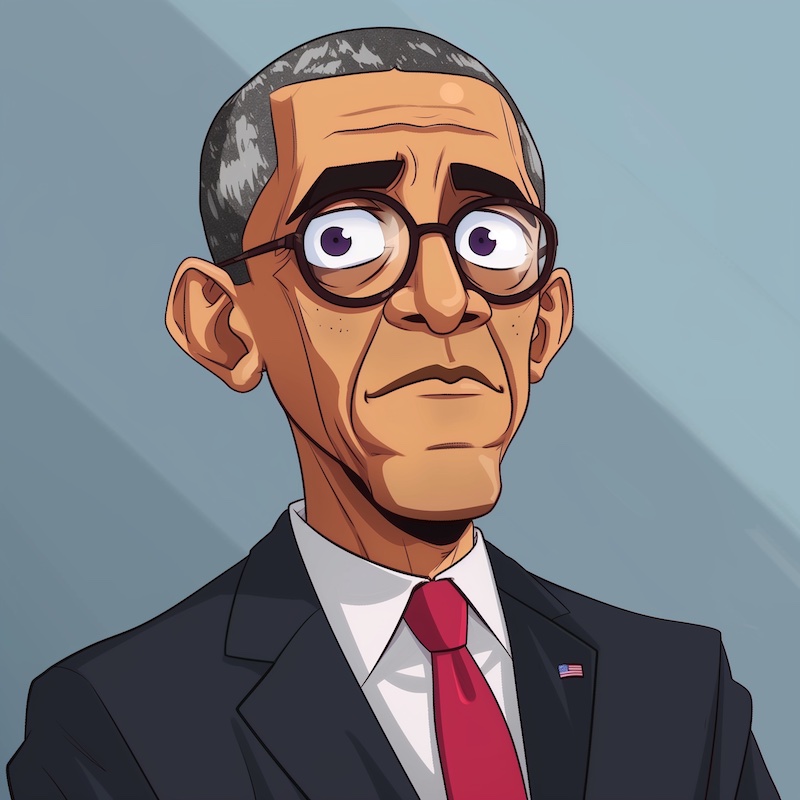 Cartoon deep fake