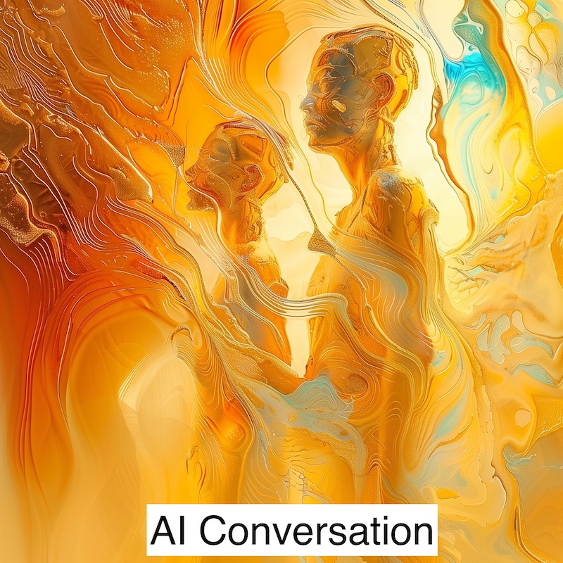 image of two figures in a haze
