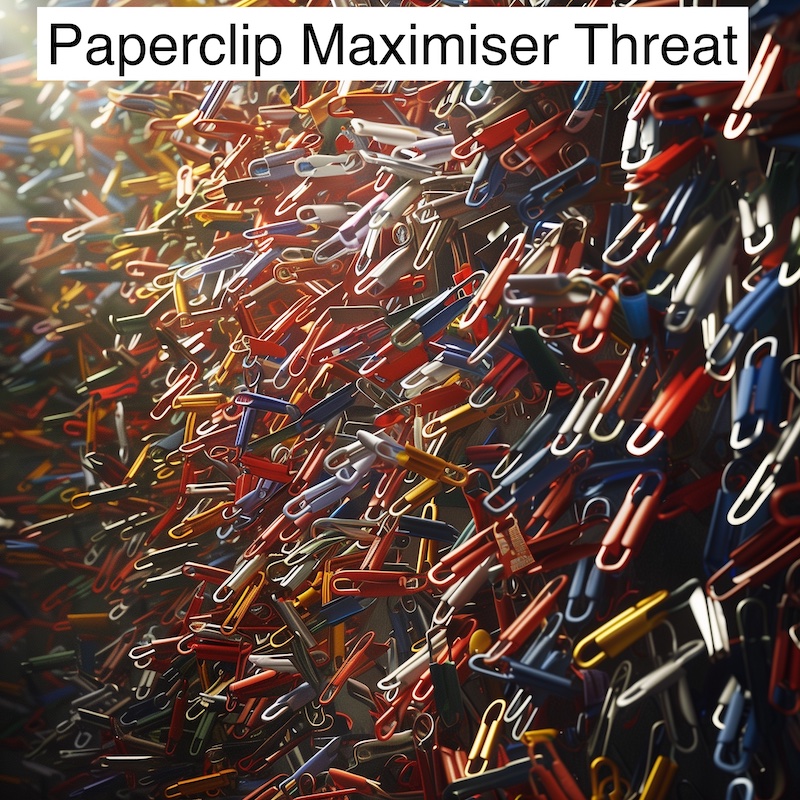 many paperclips