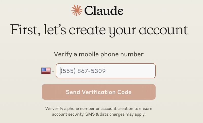 sign on stage 2 for Claude